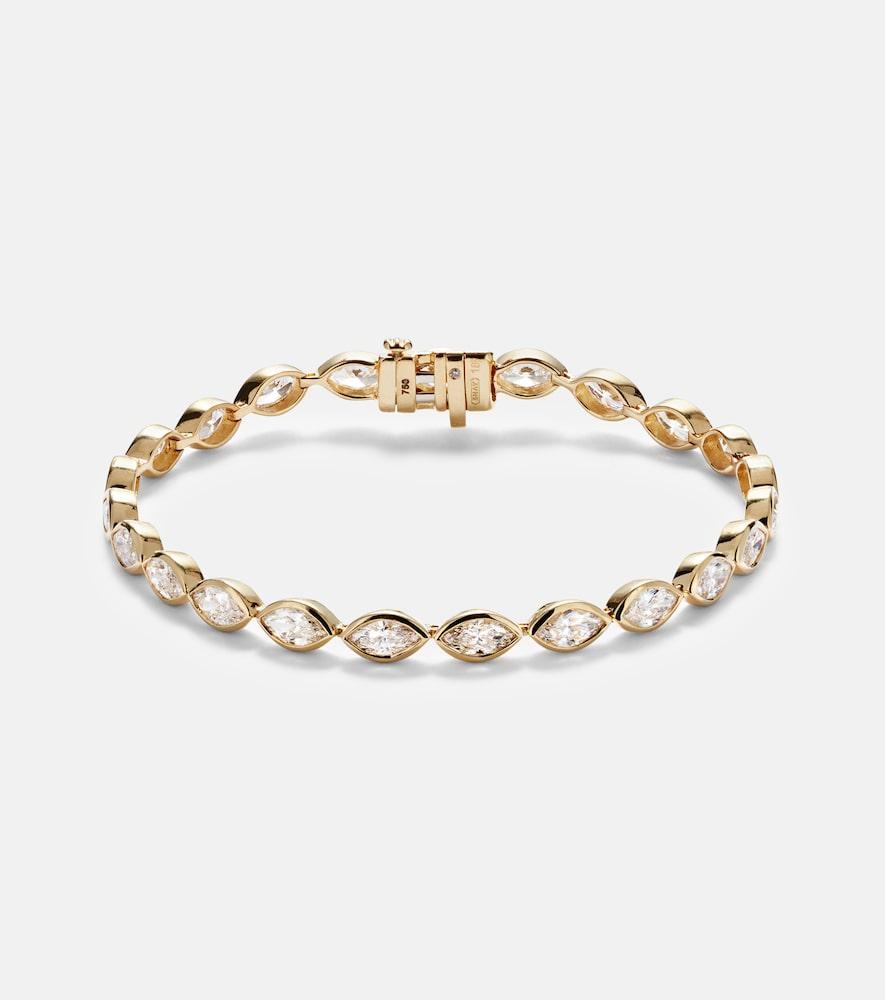 shay jewelry 18kt gold tennis bracelet with diamonds