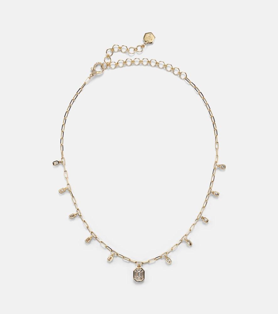 shay jewelry illusion 18kt gold chain necklace with diamonds