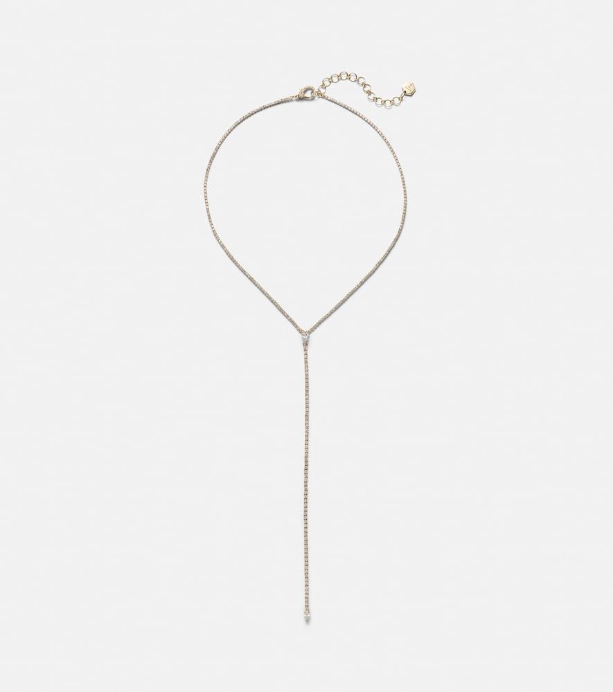shay jewelry thread y 18kt gold lariat necklace with diamonds
