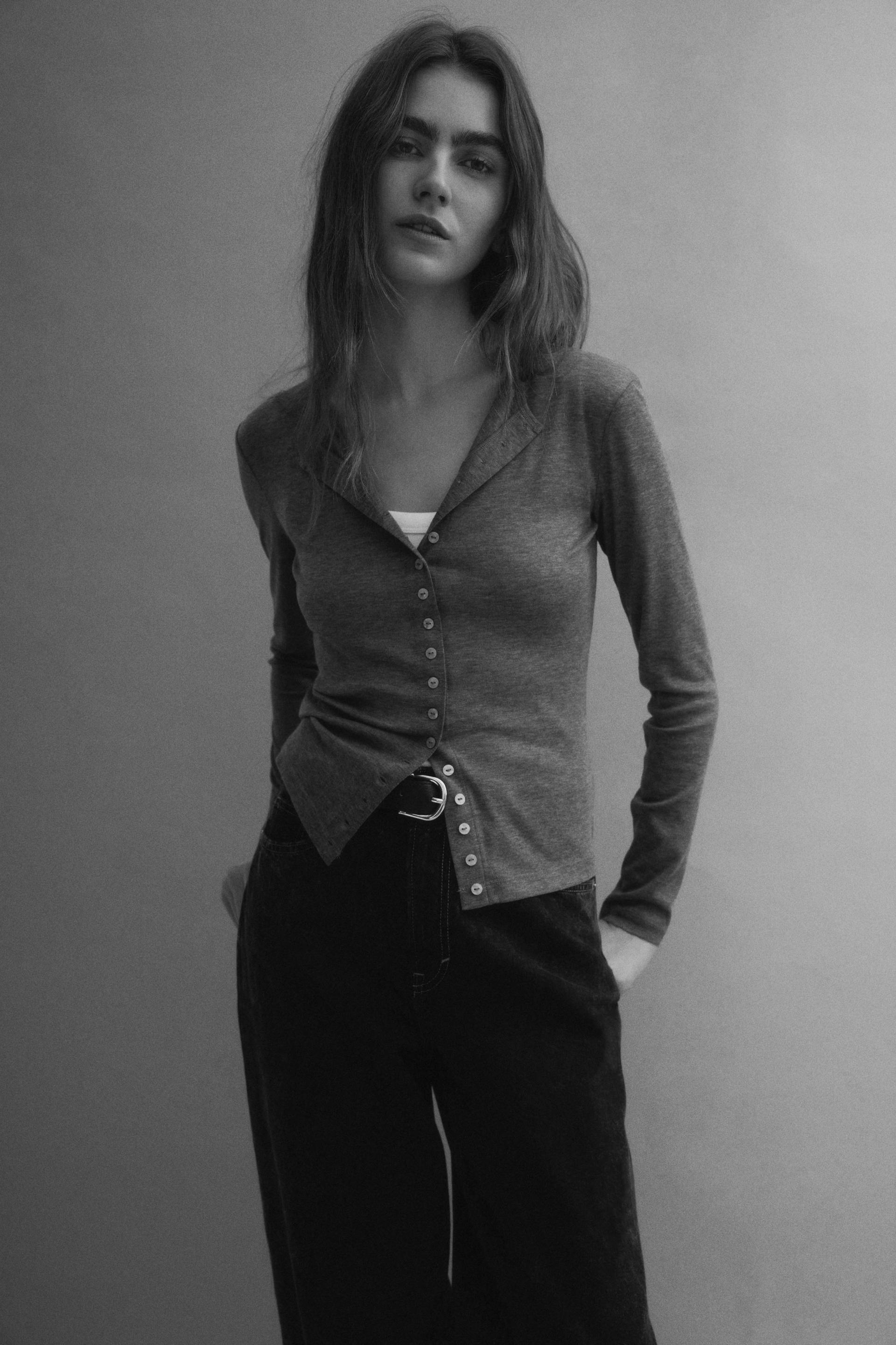 sheer cardigan