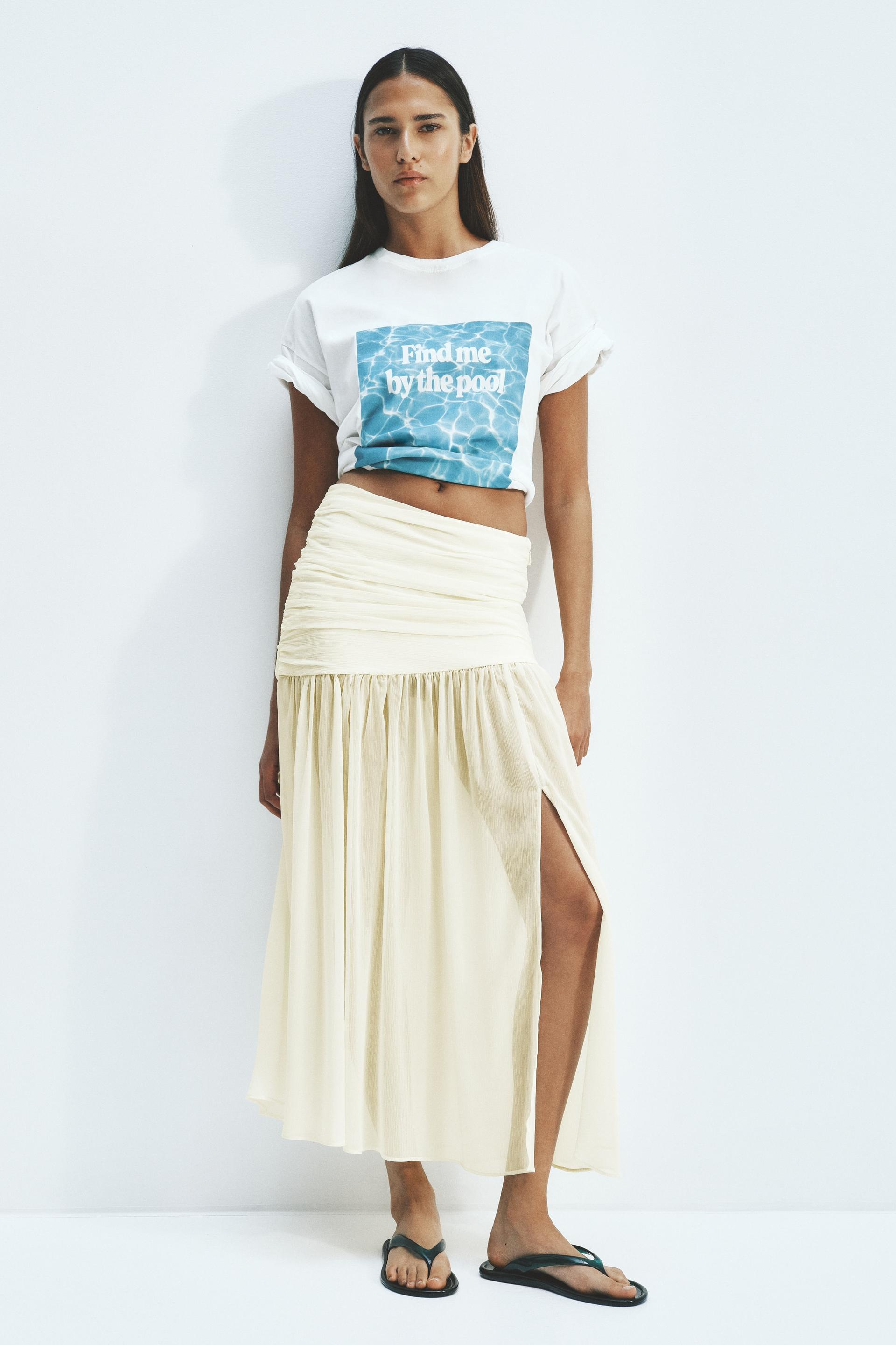 sheer maxi skirt