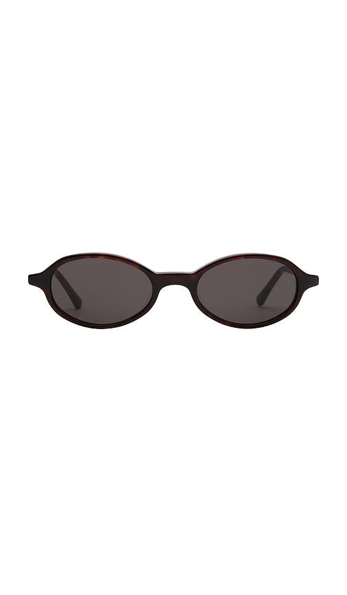 shevoke rowa sunglasses in brown.