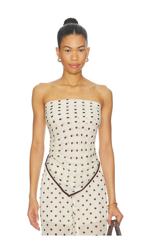 shona joy houston scarf in white.