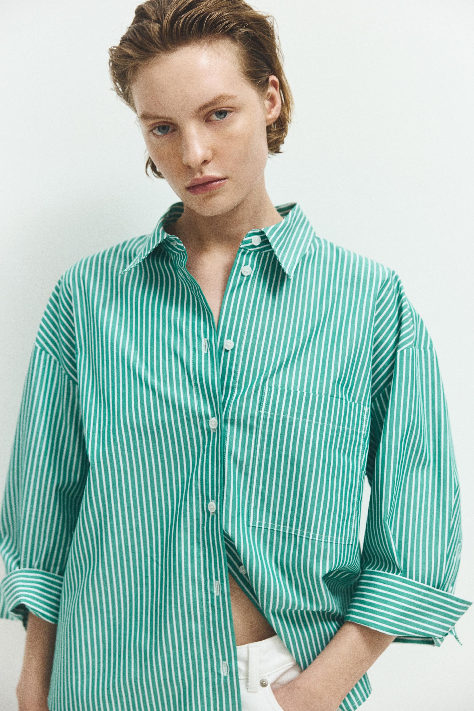 short poplin shirt