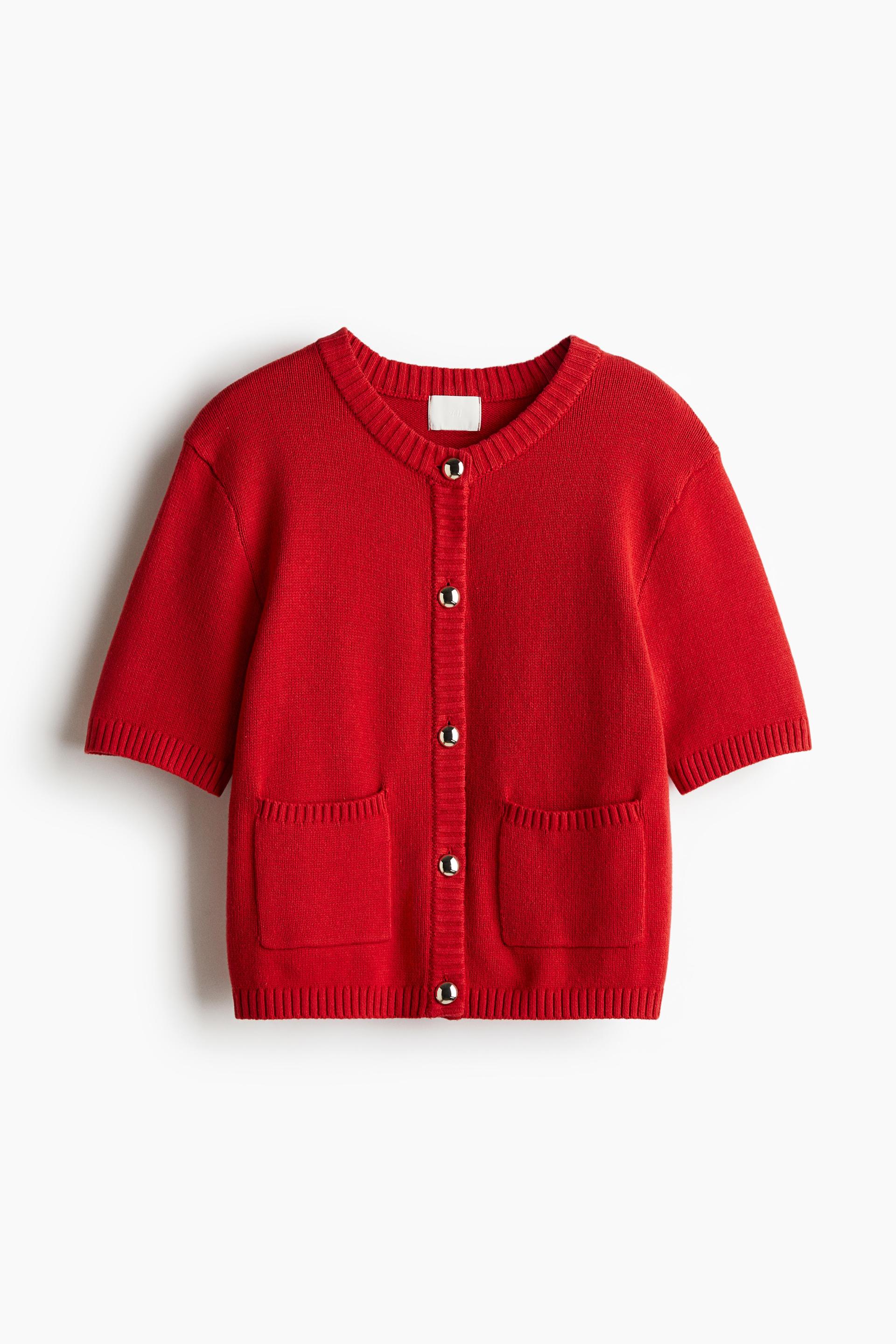 short-sleeved cardigan