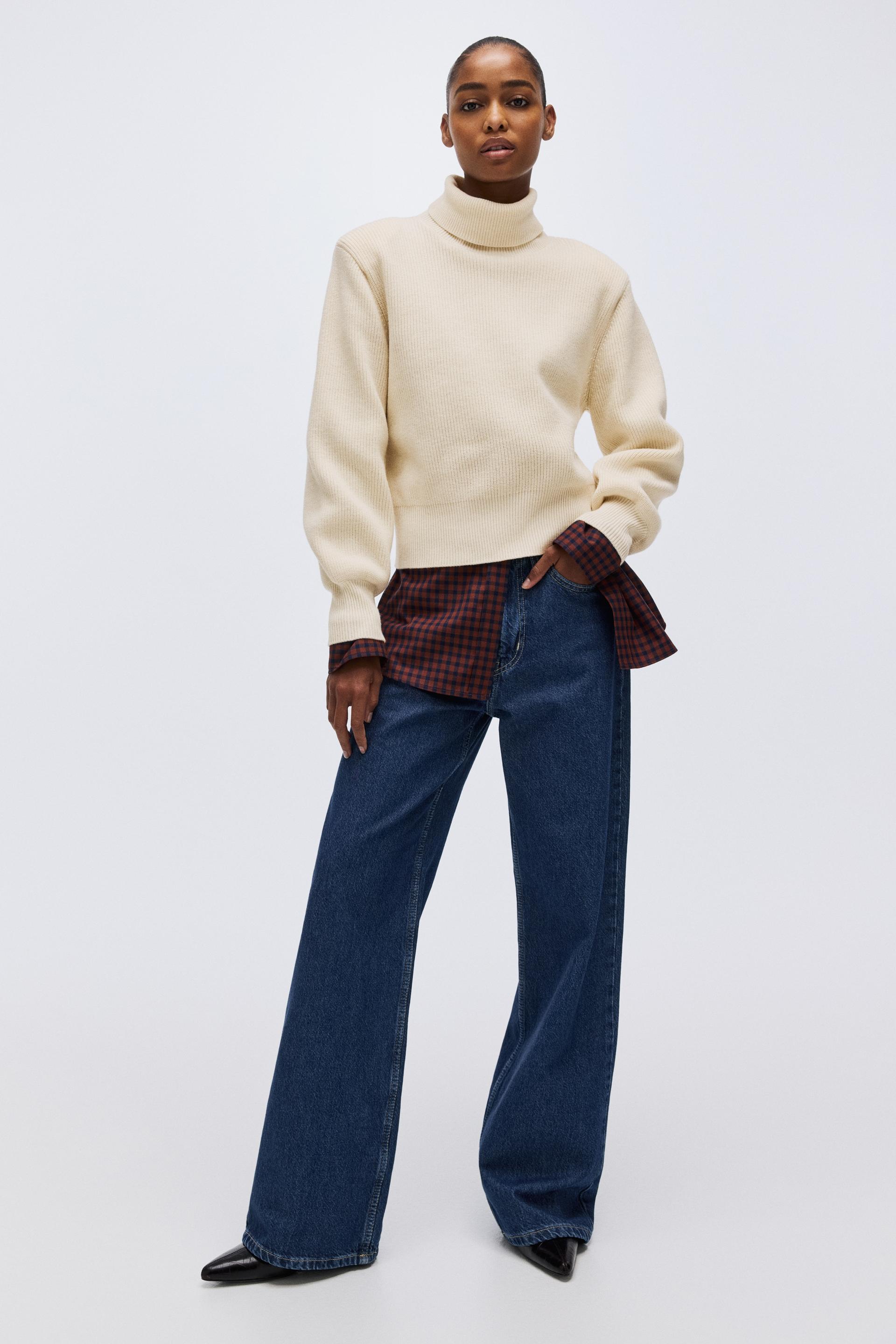 shoulder-pad sweater