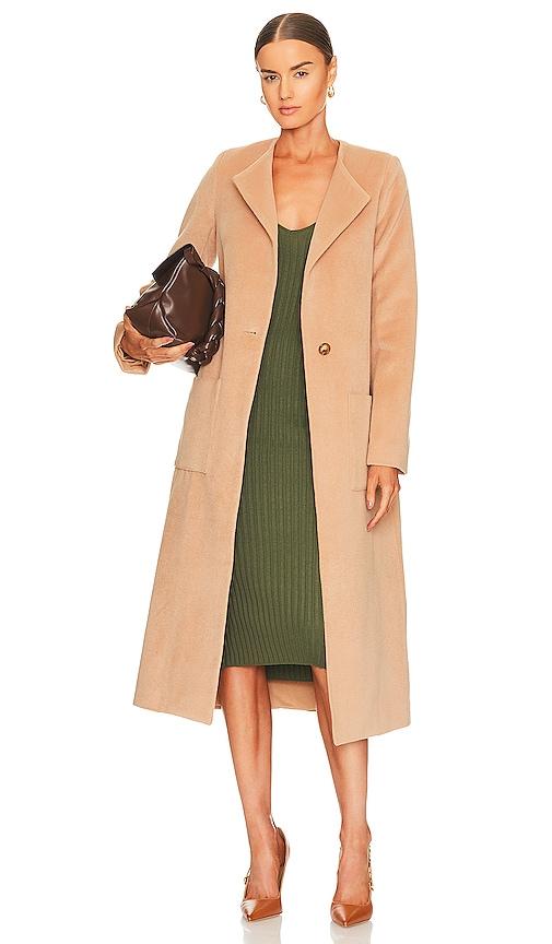 show me your mumu amsterdam jacket in tan. - size l (also in xl)