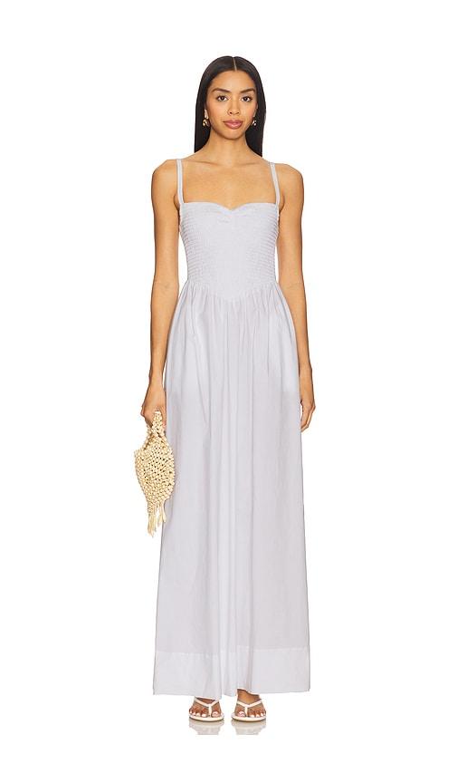 show me your mumu dixie maxi dress in white. - size l (also in xl)