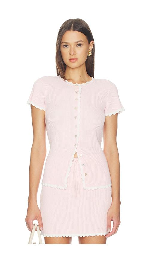 show me your mumu heidi cardigan in pink. - size l (also in s, xs, m, xl)
