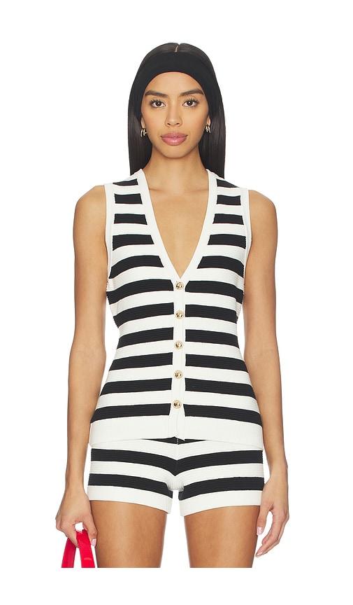 show me your mumu kirby top in black,white. - size l (also in s, xs, m, xl)