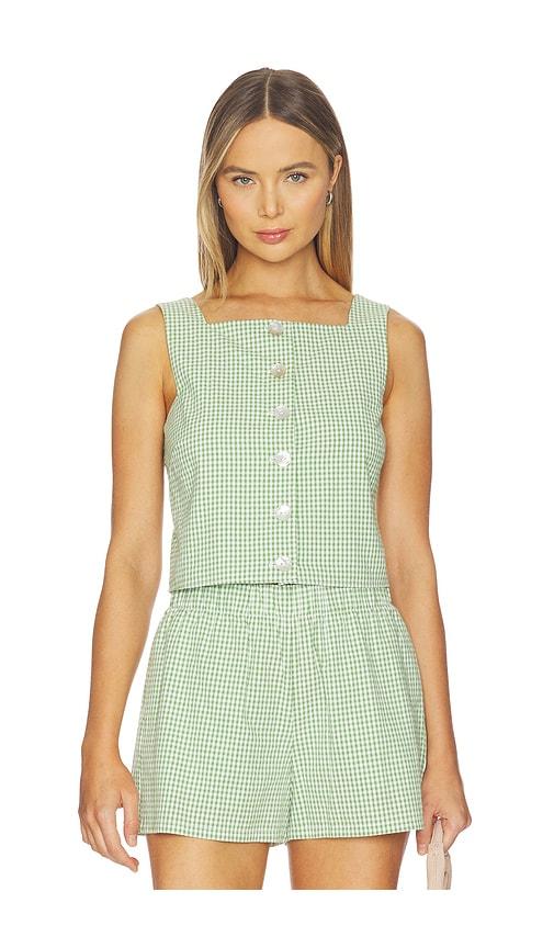 show me your mumu maren top in green. - size l (also in m, s, xl)