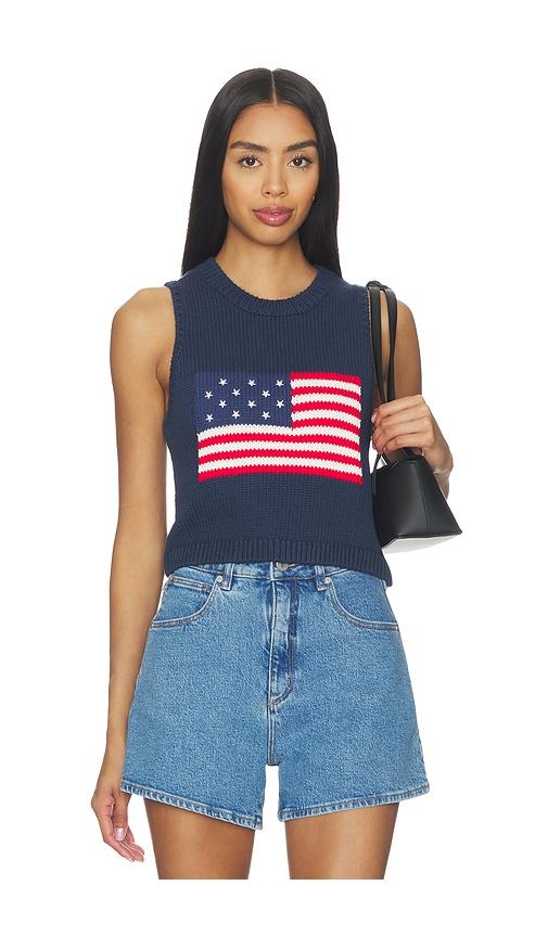show me your mumu milo tank in navy. - size l (also in s, xs, m, xl)