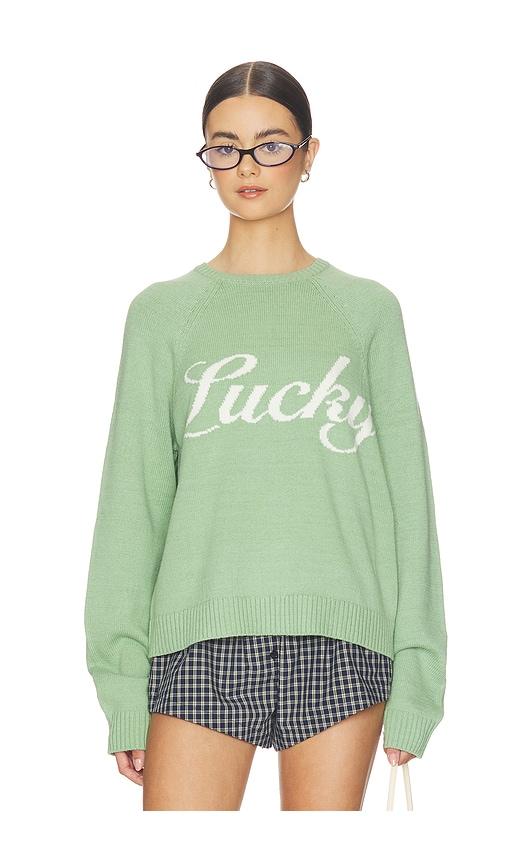 show me your mumu off duty sweater in mint. - size m (also in s, xs)