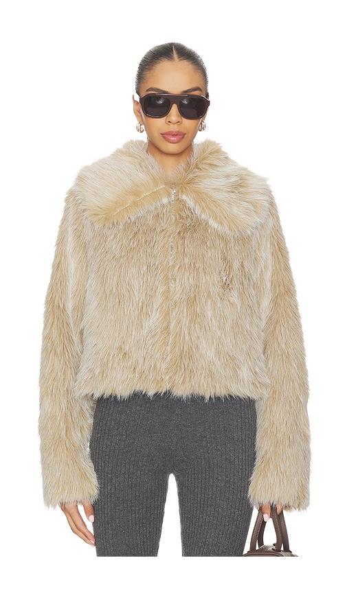 show me your mumu park city jacket in brown. - size l (also in xs, s, xl, xxl)