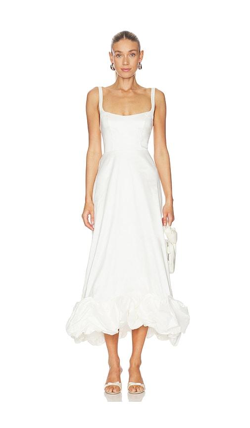 show me your mumu rebecca dress in white. - size l (also in s, xl)