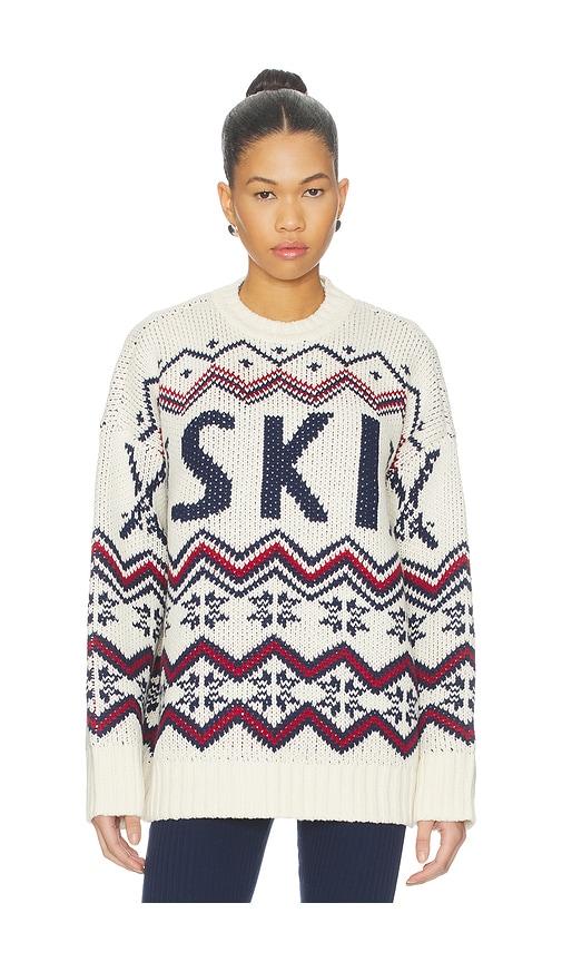show me your mumu ski in sweater dress in cream. - size m (also in xs, xl, xxl)