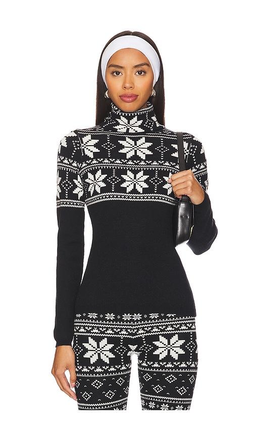 show me your mumu ski pullover in black. - size l (also in s, xs, m)