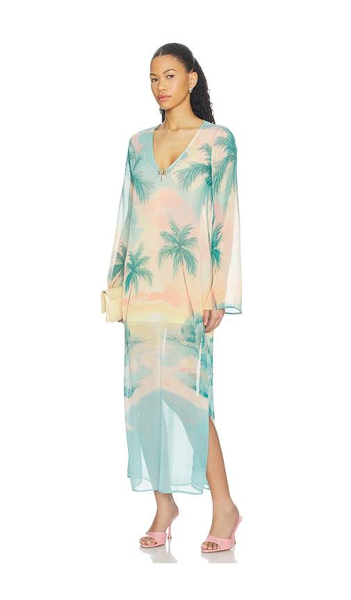 show me your mumu staycation coverup in mauve. - size l (also in xs, s, m, xl)