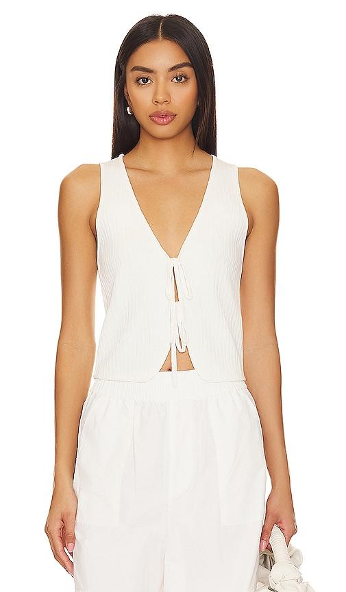 show me your mumu time out tie top in white. - size xl (also in xxl)