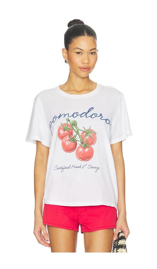 show me your mumu travis tee in white. - size l (also in m, s, xl, xs)