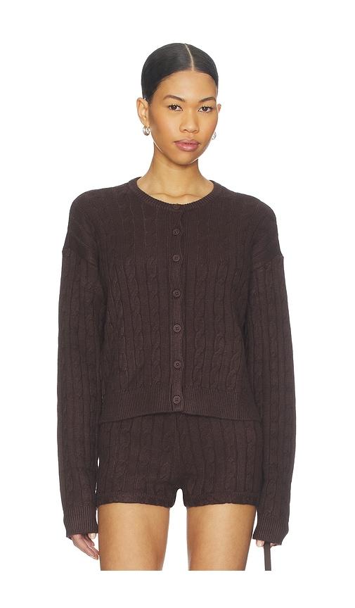 show me your mumu x revolve throw on cardigan in brown. - size l (also in xs, s, xl, xxl)