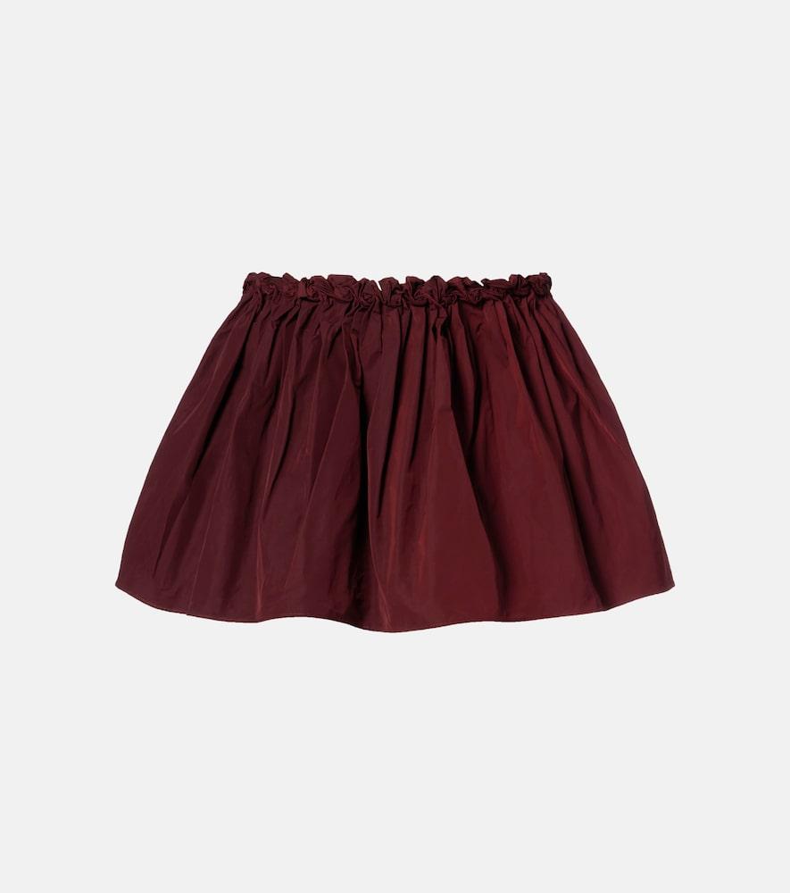 shushu/tong gathered miniskirt