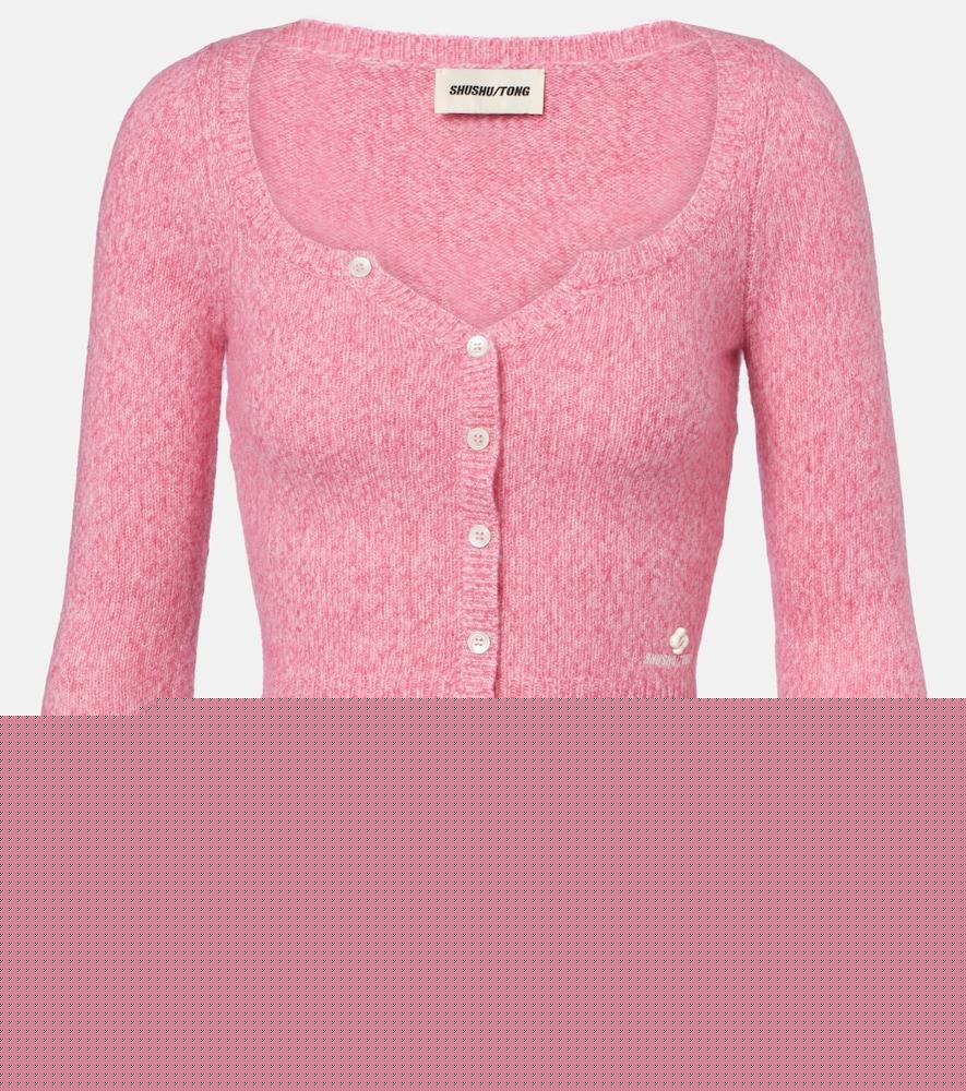 shushu/tong wool and cashmere-blend cardigan