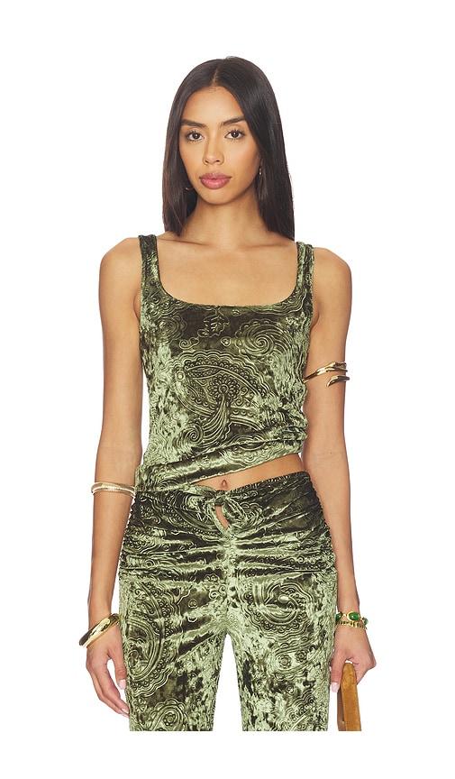 siedres cali top in green. - size l (also in m, s)