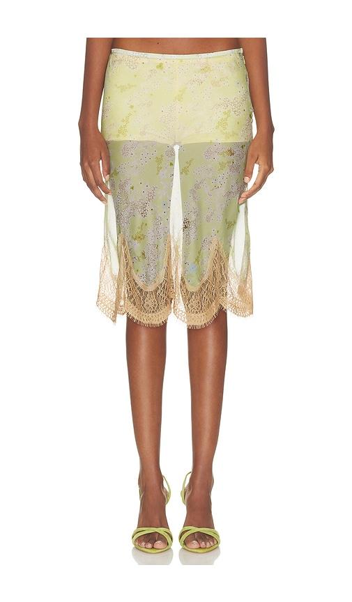 siedres colette skirt in green. - size 34 (also in 36, 40)