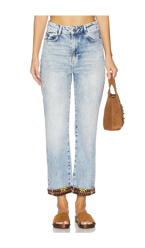 siedres daky straight leg in denim-light. - size 34 (also in 36, 38)