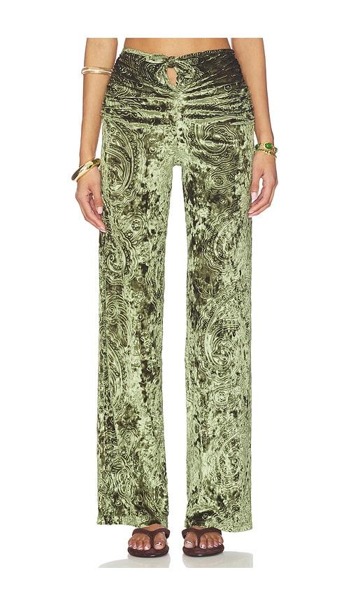 siedres fern pant in green. - size l (also in xs, s, m, xxs)