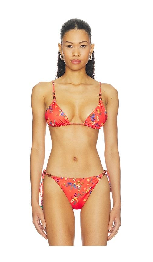 siedres gia bikini top in orange. - size l (also in m, s, xs)
