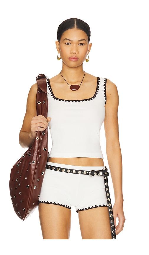siedres imena top in white. - size m (also in s)