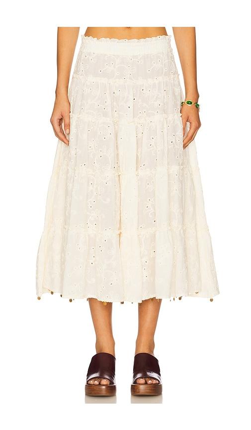 siedres jamie skirt in ivory. - size 34 (also in 36, 38)