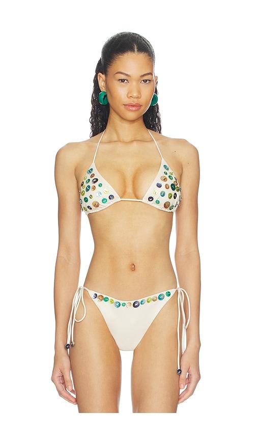 siedres juniper bikini top in white. - size l (also in m, s)