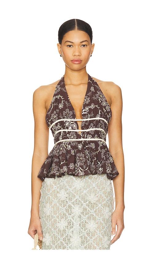 siedres minila top in brown. - size 36 (also in 38, 40)