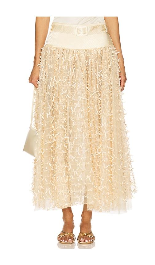 siedres mosean skirt in beige. - size 32 (also in 36, 38)