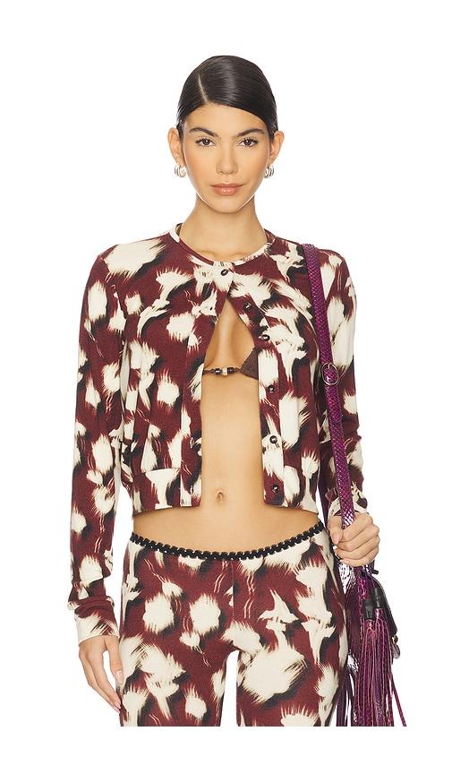 siedres poli cardigan in multi. - size m (also in s)