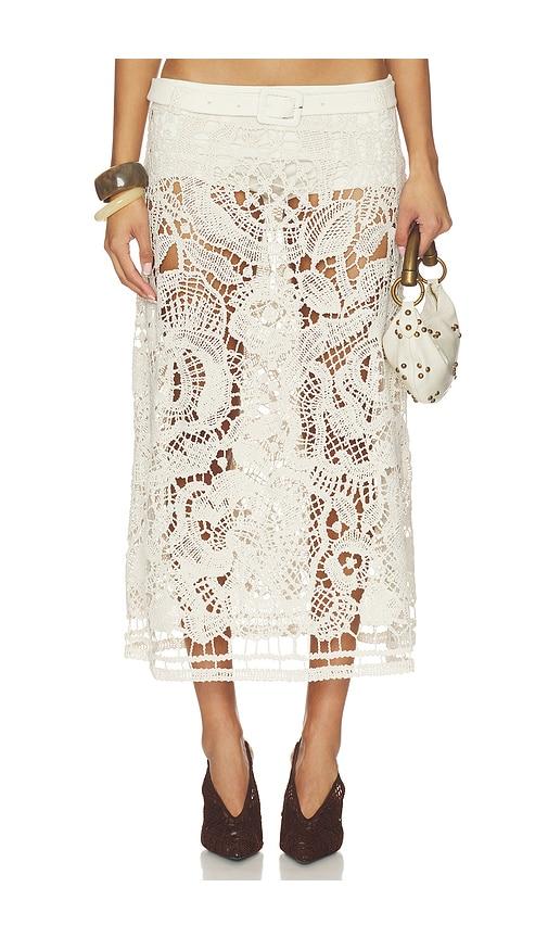 siedres wells skirt in white. - size 36 (also in 38, 40)
