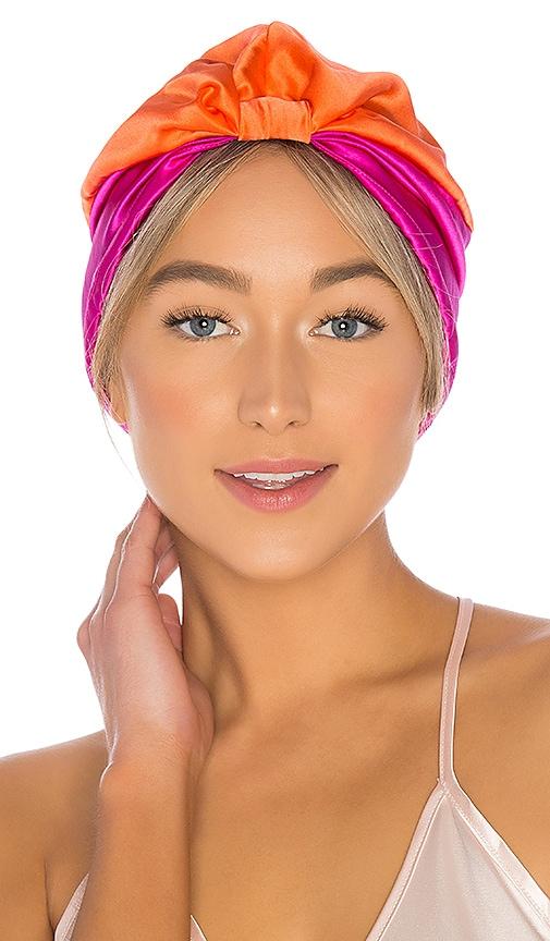 silke london hair bonnet in the poppy.
