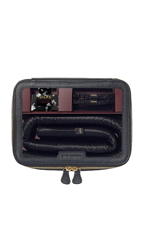 silke london heatless curler in black.