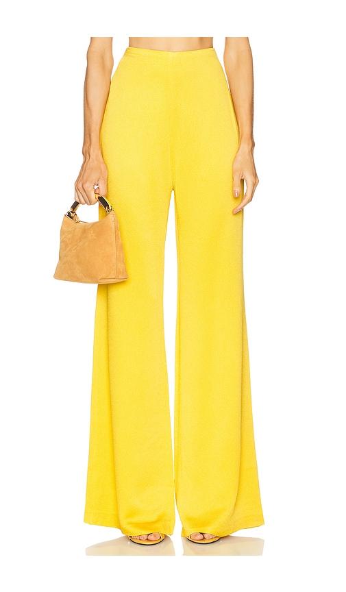 silvia tcherassi palermo pant in yellow. - size s (also in xs)