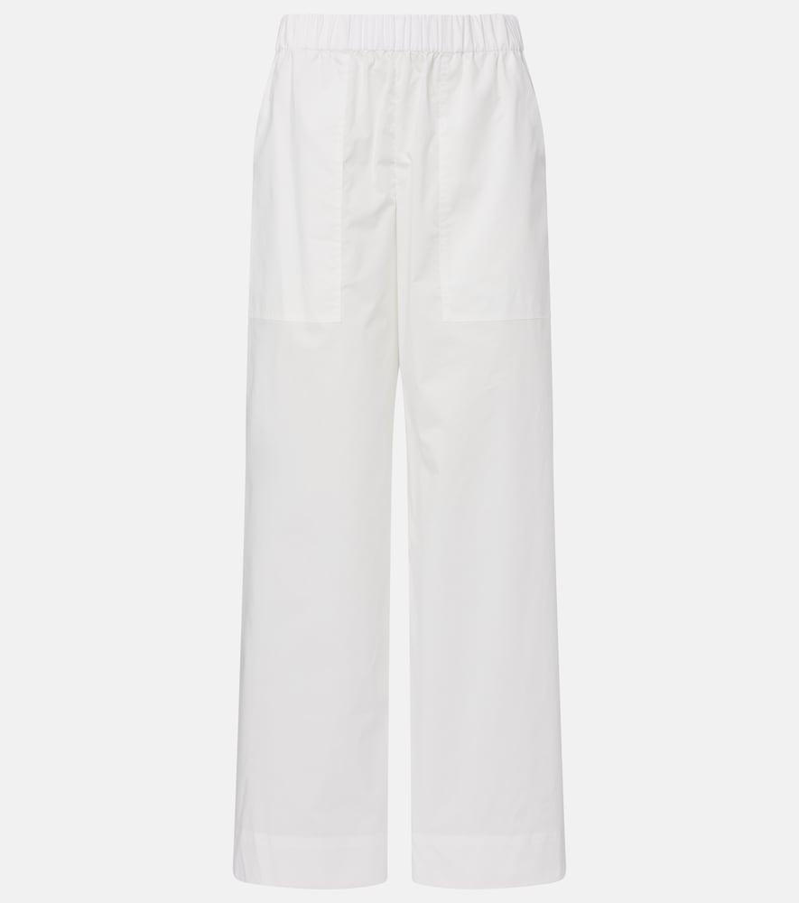 simkhai arden cotton-blend wide-leg pants