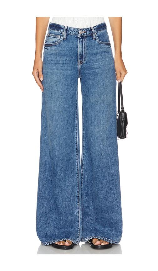 simkhai arlo wide leg in blue. - size 26 (also in 29, 30)