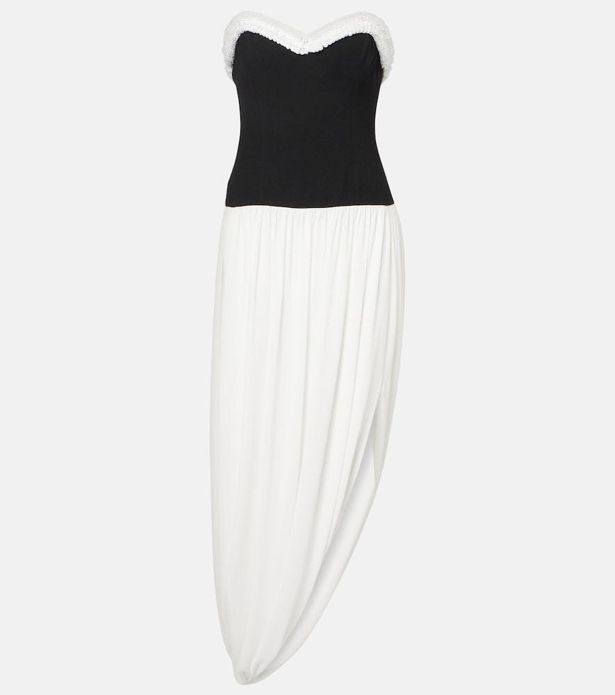 simkhai augusta embellished bustier dress