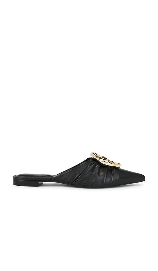 simkhai belle leather pointed toe mule in black. - size 36 (also in 37, 38)