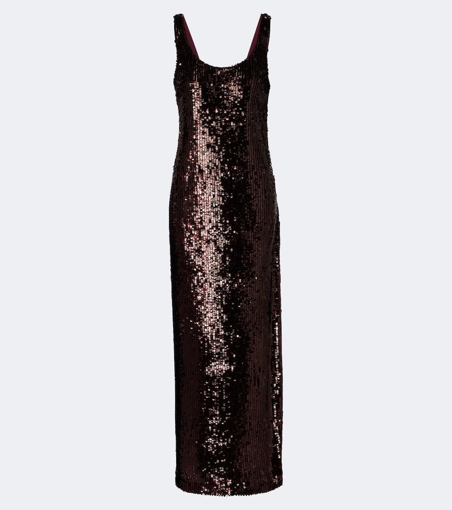 simkhai bex sequined gown