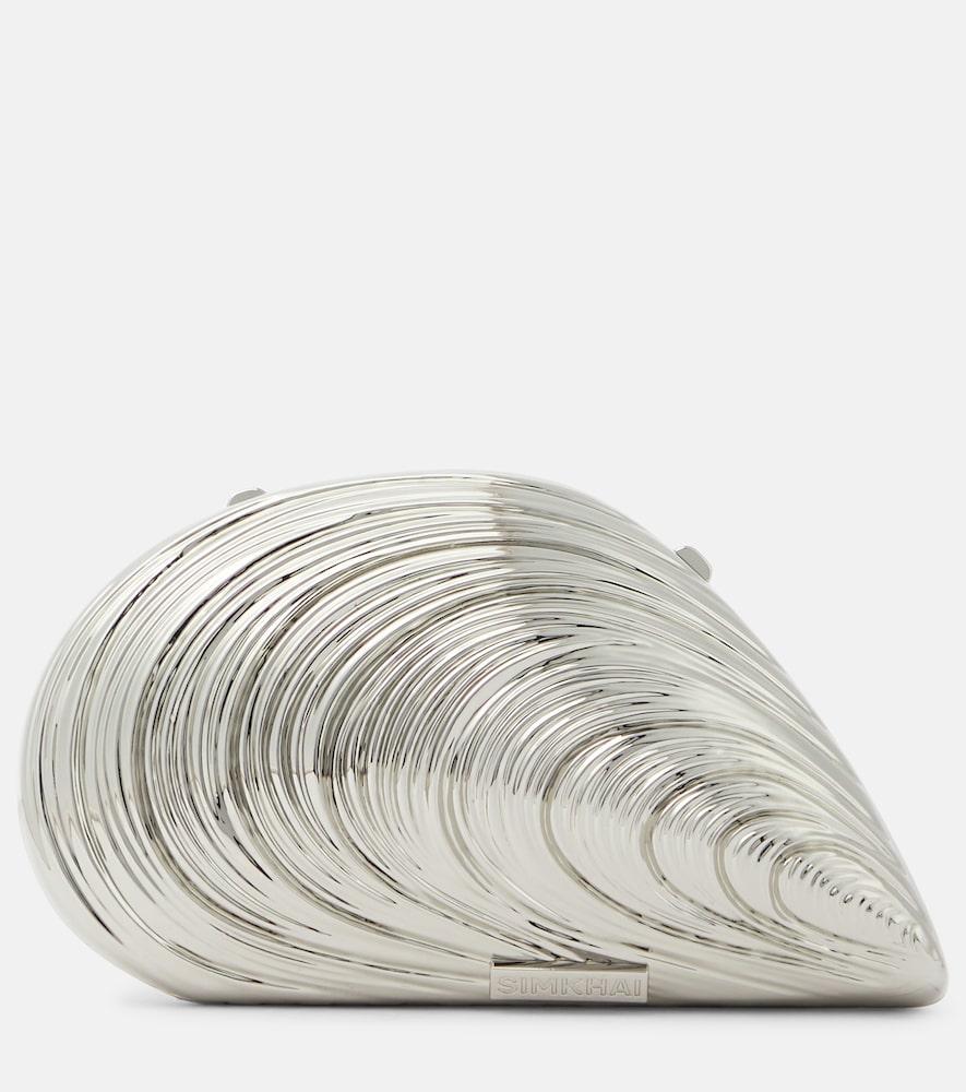 simkhai bridget shell clutch