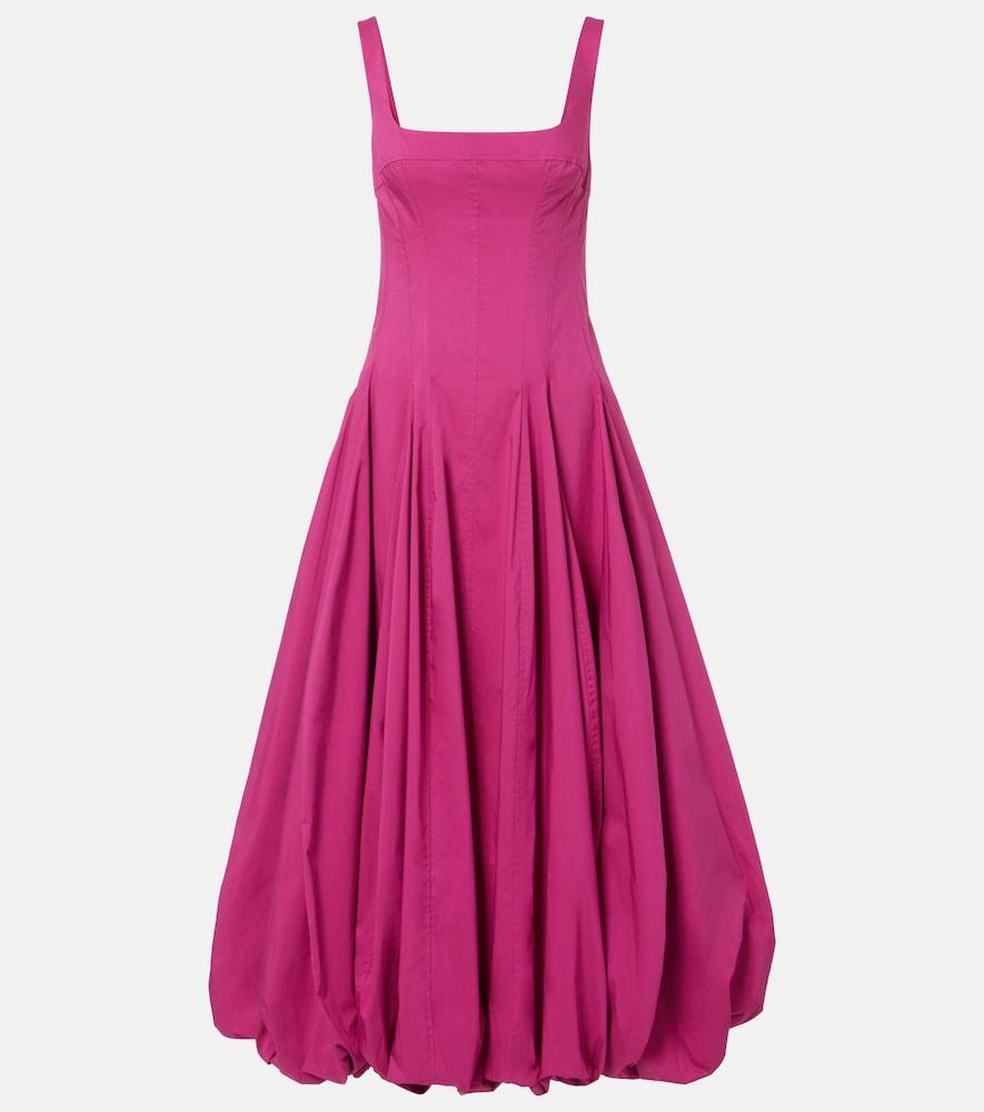 simkhai cotton-blend midi dress