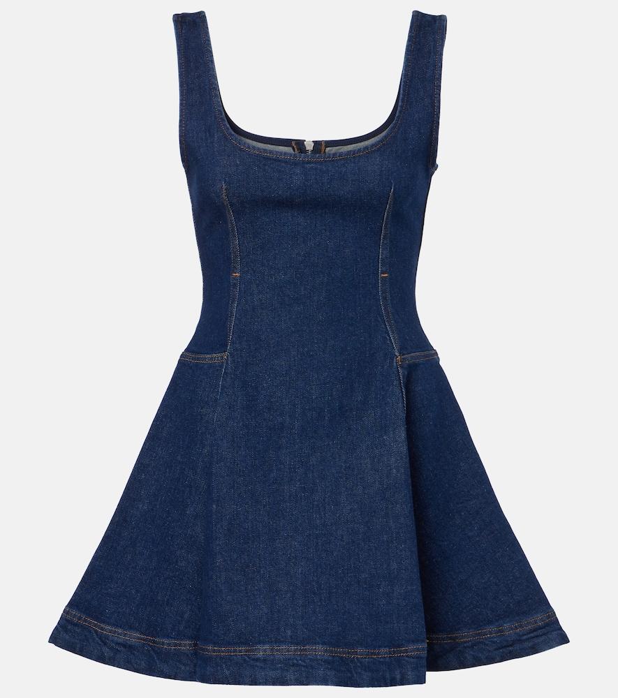 simkhai denim minidress